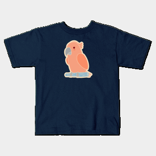 Cute Parrot - Pink Kids T-Shirt